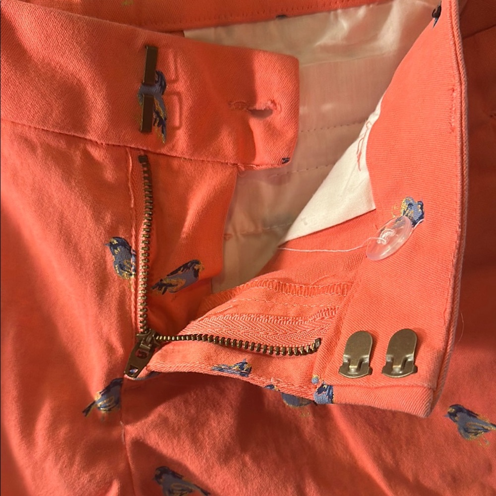 NWOT Women's Coral Bird Print Shorts - Picture 6 of 6